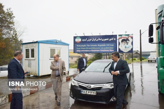 استاندار گیلان از گذرگاه مرزی آستارا عازم اجلاس اقتصادی مسکو شد