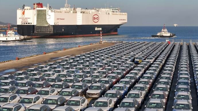 افزایش ۸۷ درصدی صادرات خودروهای برقی چین